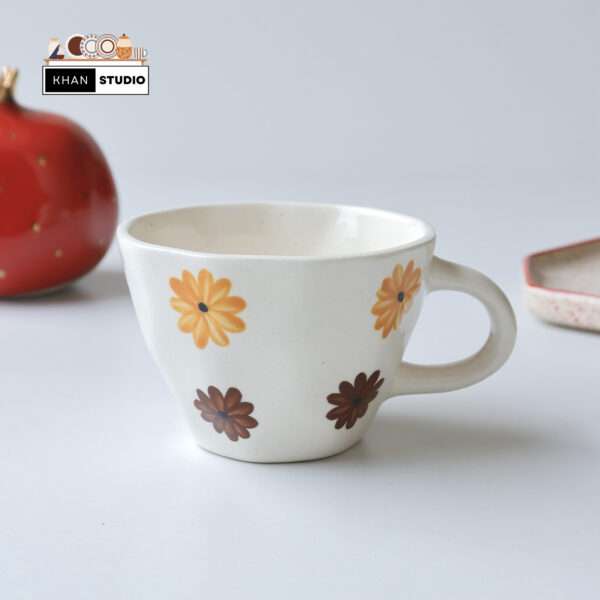 Khan Studio Ceramic Mugs & Saucers (Pack of 2) - Image 3