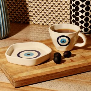 Ceramic Mugs & saucer