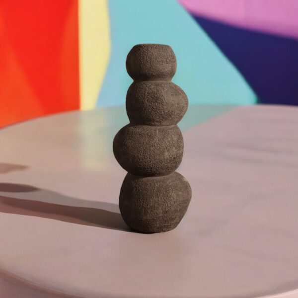 Pebble Vase Black