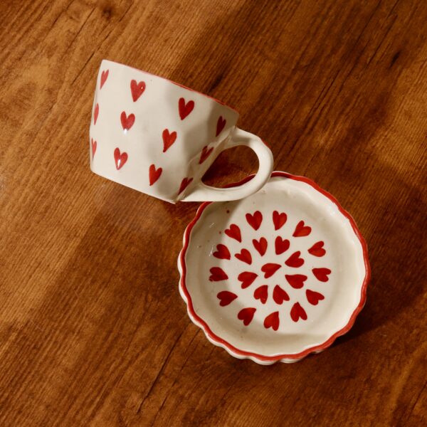 Ceramic Mug & Saucer Set