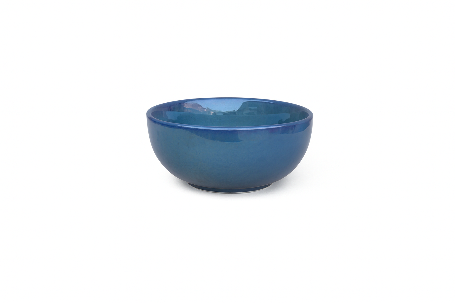 Handcrafted Deep Ocean Blue Ceramic Bowls, Set of 2 (5 Inch) – Khan Ceramic - Image 4