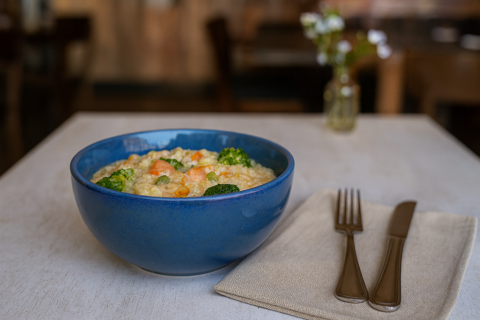 Handcrafted Deep Ocean Blue Ceramic Bowls, Set of 2 (5 Inch) – Khan Ceramic - Image 2