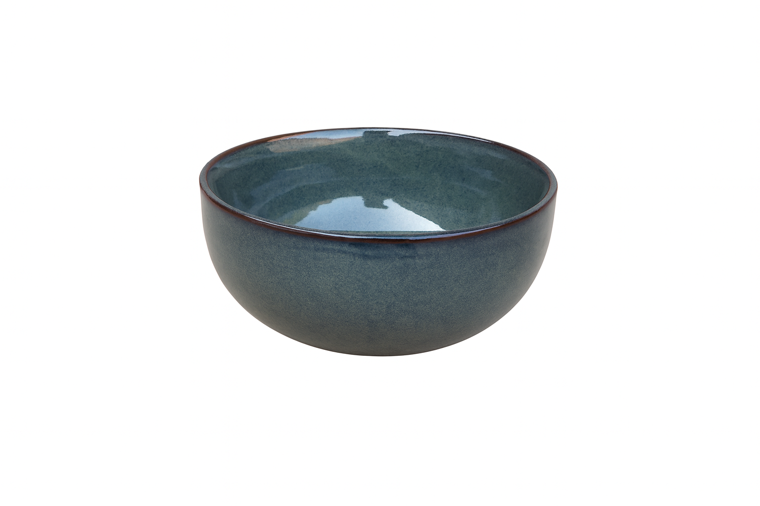 Handcrafted Ocean Green Ceramic Bowls, Set of 2 (6 Inch) – Khan Ceramic - Image 4