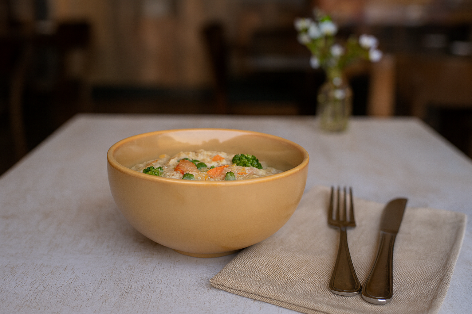 Handcrafted Warm Honey Ceramic Bowls, Set of 2 (6 Inch) – Khan Ceramic - Image 2