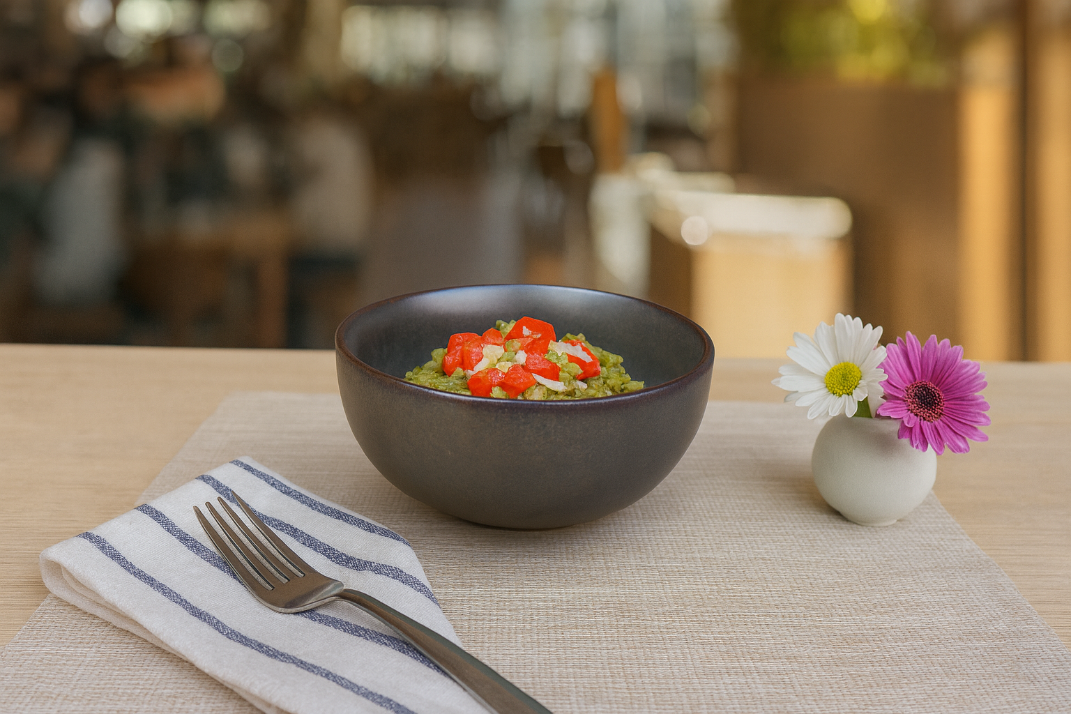 Matte Charcoal Blue Ceramic Bowls with Earthy Undertones, Set of 2 (6 Inch) – Khan Ceramic - Image 2