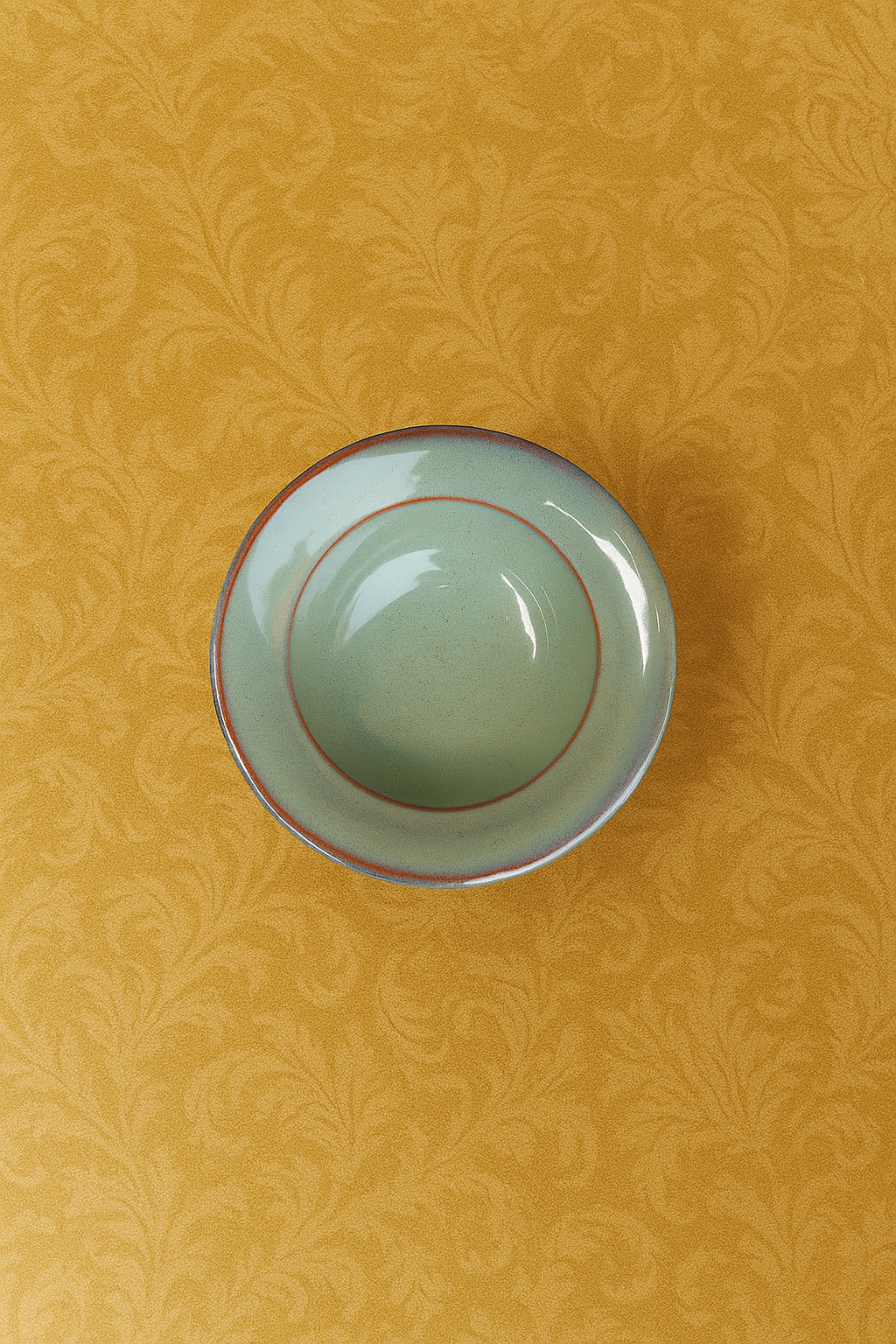 Hand-Thrown Ceramic Bowls, Celadon Green Finish, Set of 6 – Khan Ceramic - Image 2