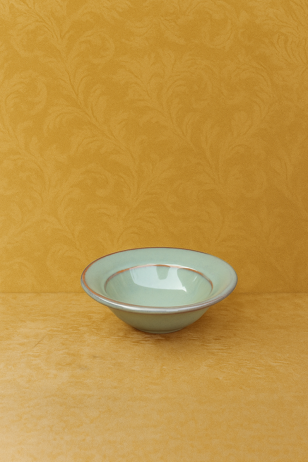 Hand-Thrown Ceramic Bowls, Celadon Green Finish, Set of 6 – Khan Ceramic - Image 3