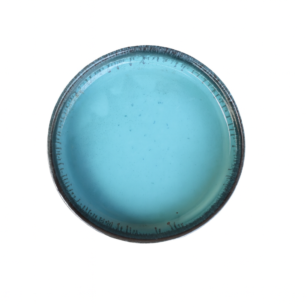 Ocean Blue Drip Glaze Ceramic Salad Bowls, Set of 3 | Khan Ceramic - Image 7