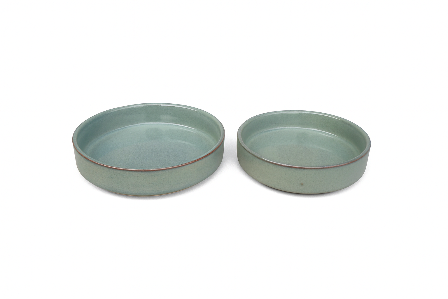 Sage Green Glazed Ceramic Serving Bowls, Set of 3 – Khan Ceramic - Image 4
