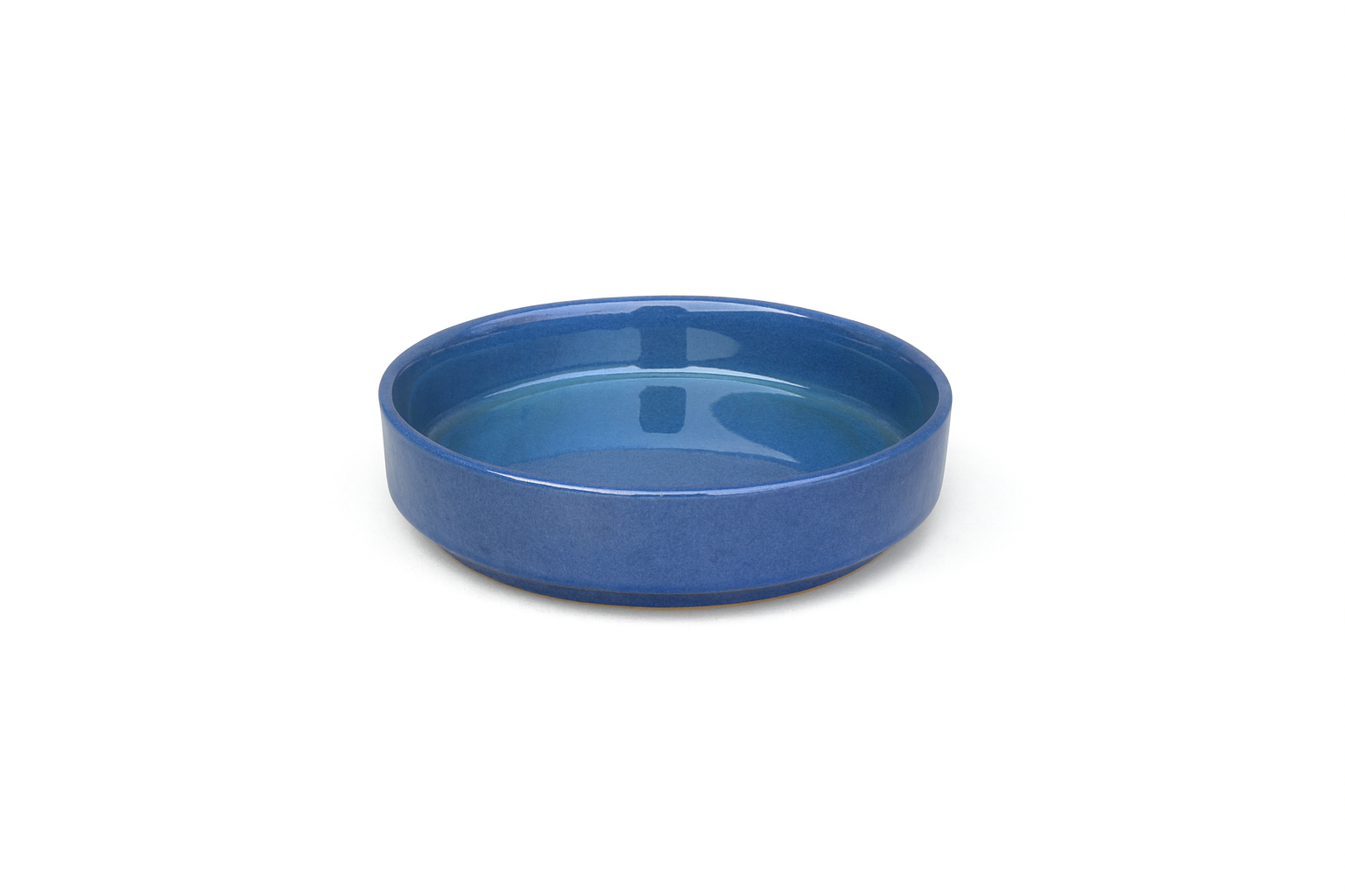 Deep Ocean Blue Glazed Ceramic Serving Bowls, Set of 3 – Khan Ceramic - Image 3